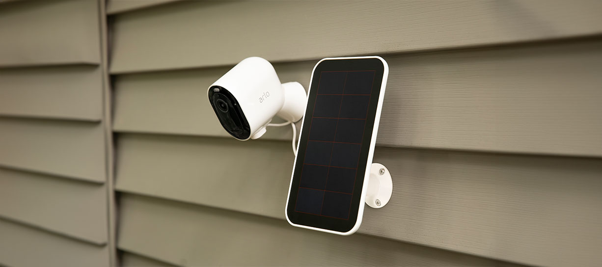 Außenkamera mit Stromversorgung