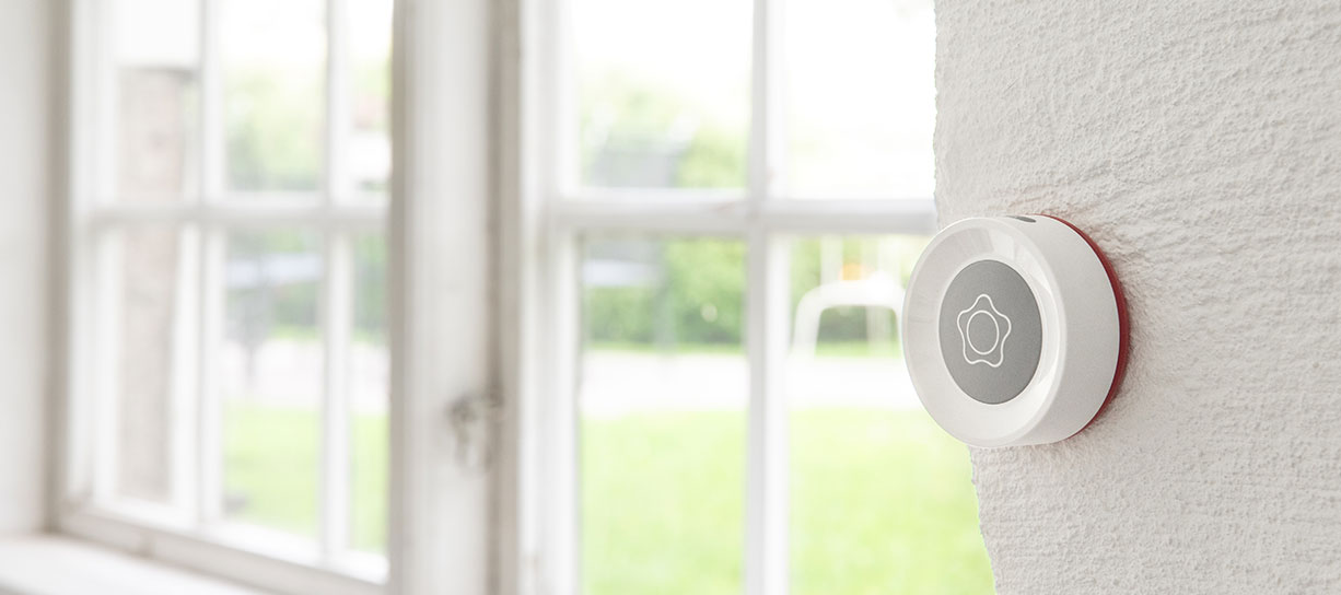 Notfallknopf im Wohnbereich