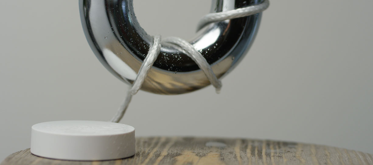 Wasseralarm am Wasserzufluss