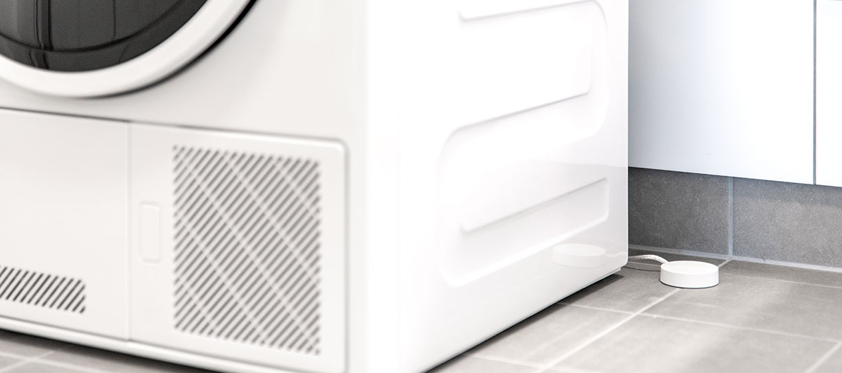 Wassermelder an der Waschmaschine