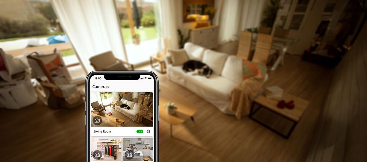 Mit der Verisure-App haben Sie ihr Zuhause immer im Blick